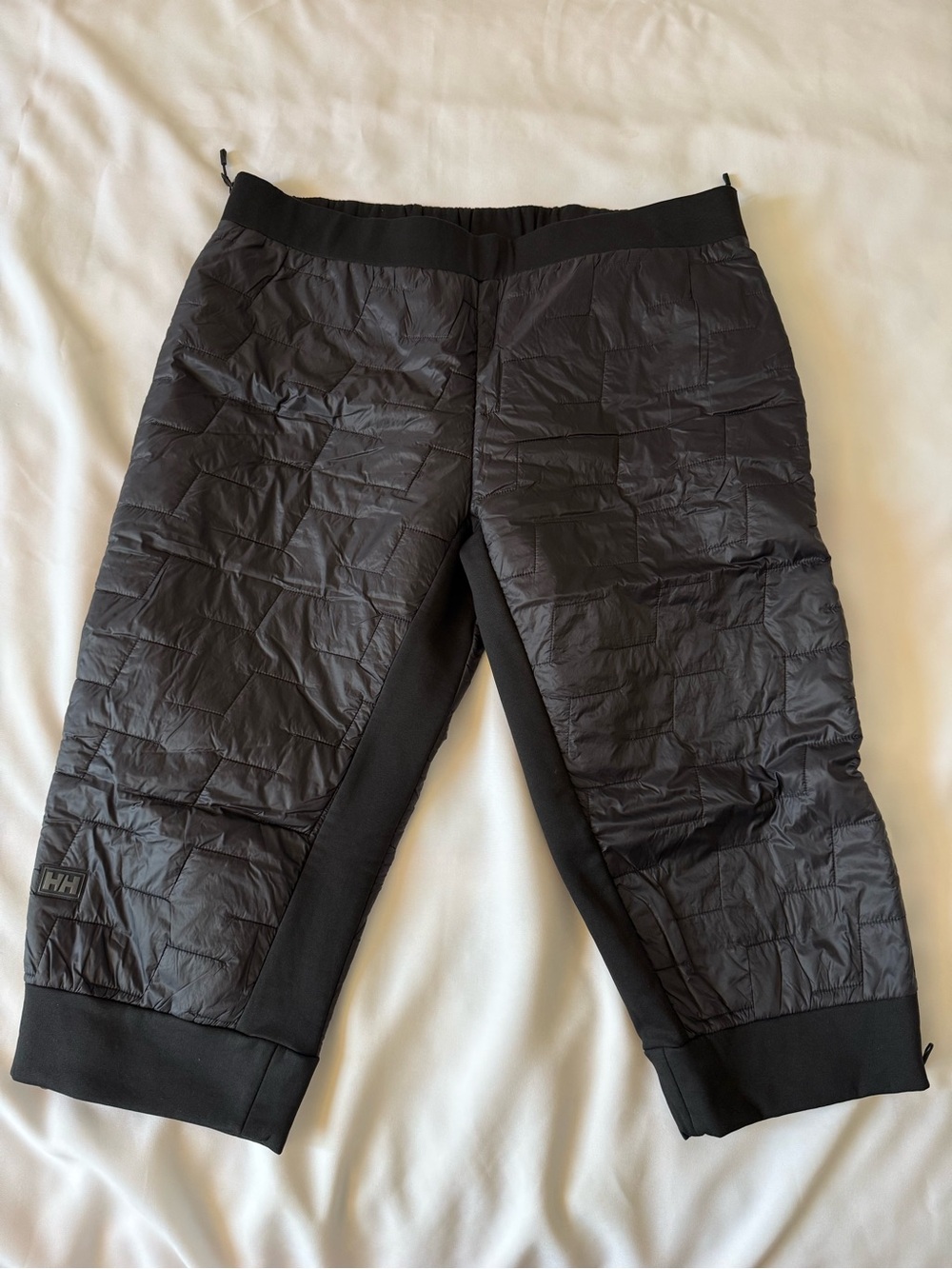 Helly Hansen men Black Quilted Insulated Capri Pants Tapered 2XL